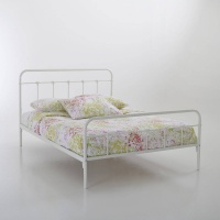 Кровать 2-спальная с бортом Asper 160 x 200 см белый LA REDOUTE INTERIEURS  фото, kupilegko.ru